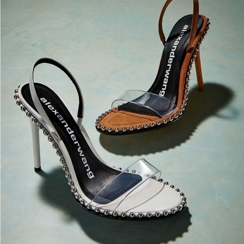 Alexander Wang studded Nova reflective sandal